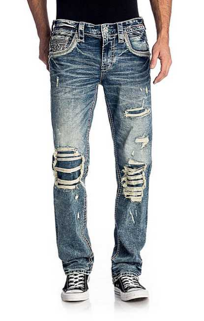 Rock Revival Bluejay A202 Alternative Straight Men's Jeans