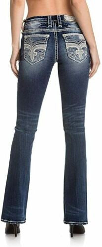 Rock Revival Braylee B213 Dark Wash Bootcut Women's Jeans