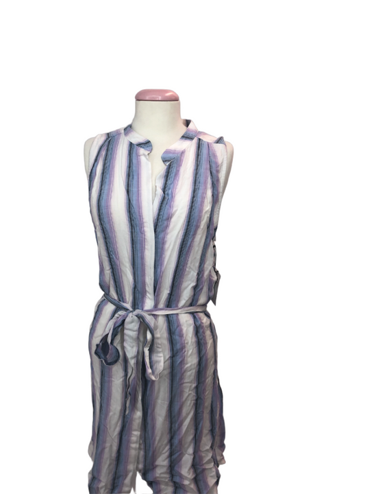 Bella Dahl Sleeveless Pleated Front Dress/Ombre Sunrise
