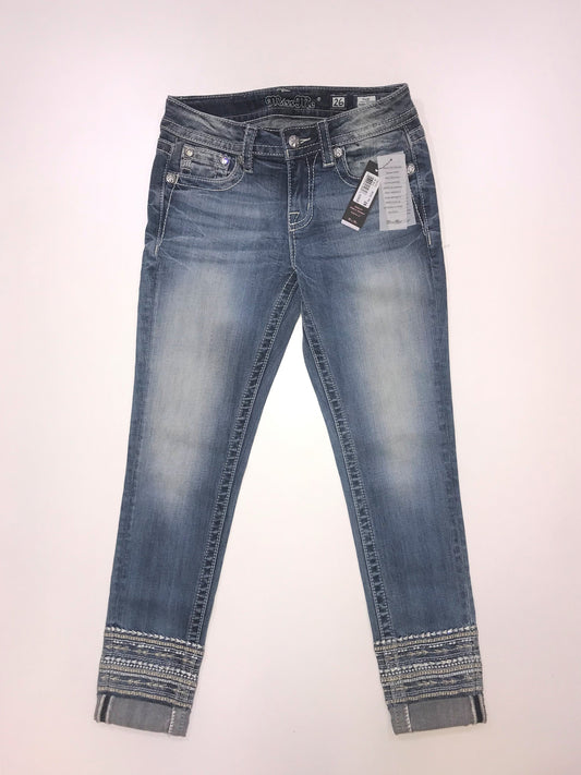 Miss Me Hailey Ankle Skinny Double Cuff Women's Jeans