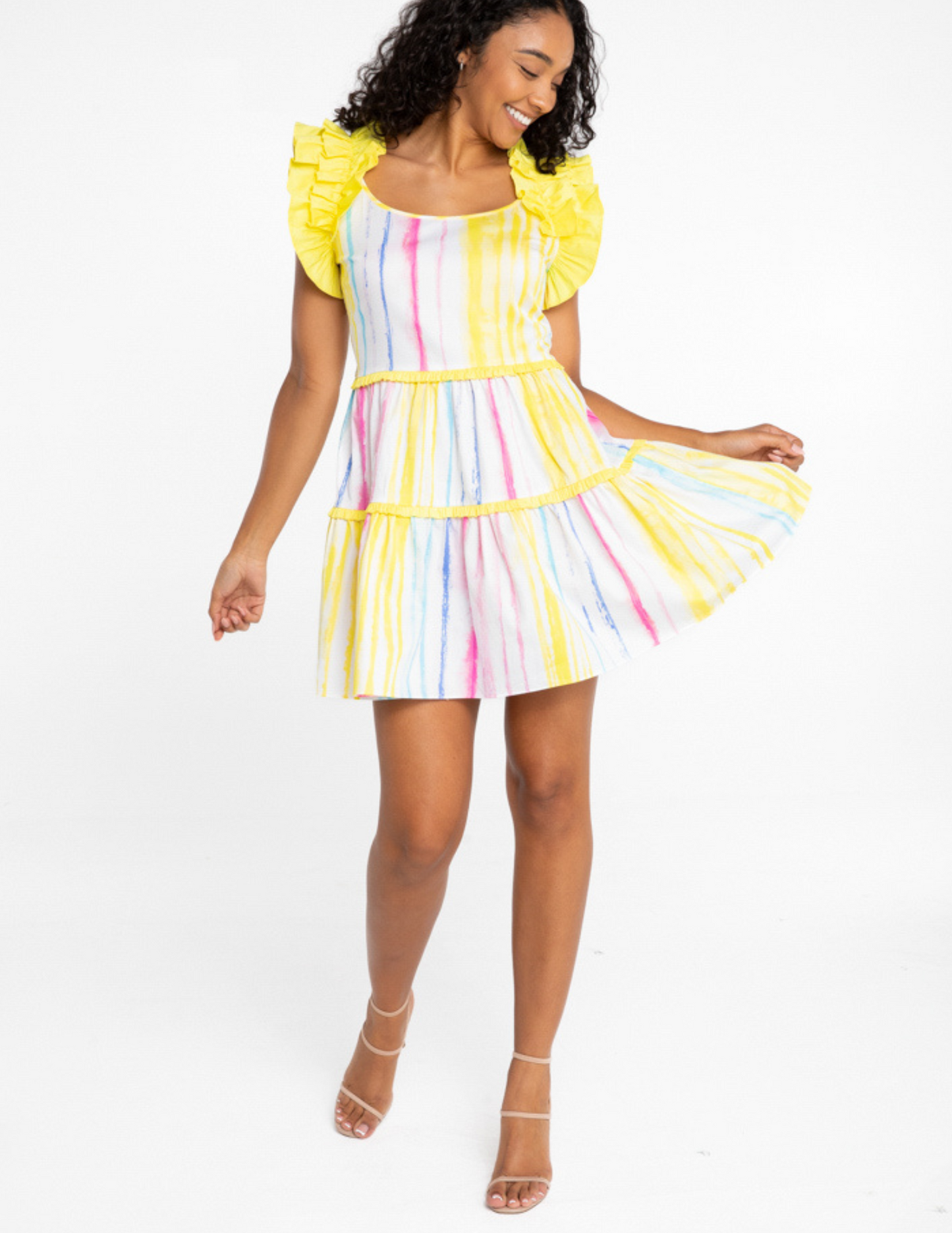 Alden Adair The Amora Dress - Caribbean Stripe