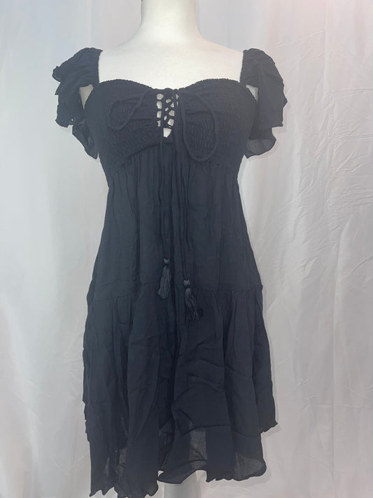 Khush Quinn Black Short Dress