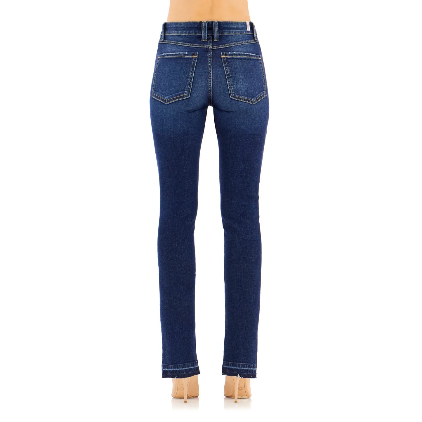 Morrison Denim The Friend Mid-Rise Straight Leg Jeans - Night Moves