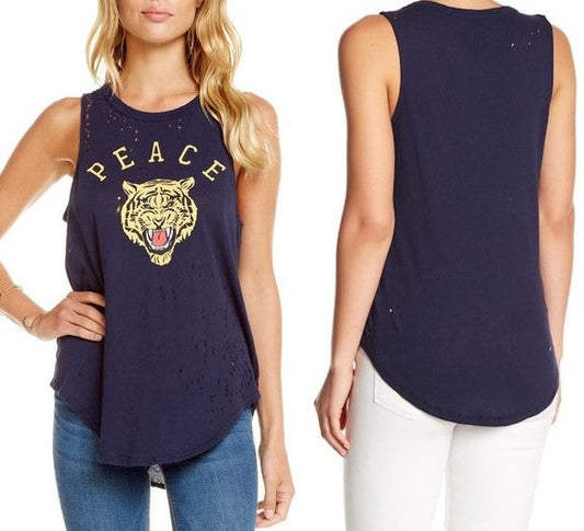 Chaser Peace Tiger Muscle Shirt