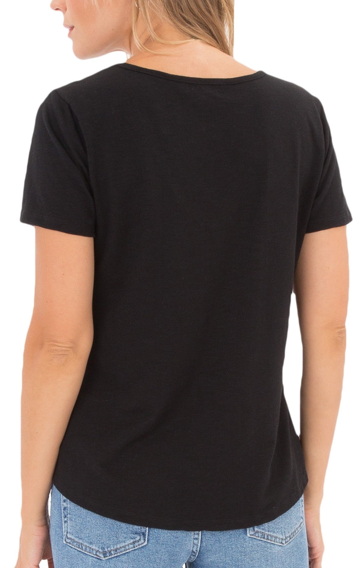 Rag Poets Kruger Caged Neck Women's Tee