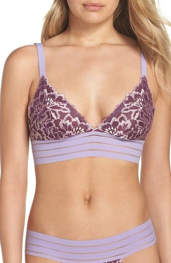 Free People Women's Purple Intimate Dalia Bralette