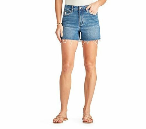 Sam Edelman The Stiletto Raw Hem Cutoff Denim Shorts Kalina