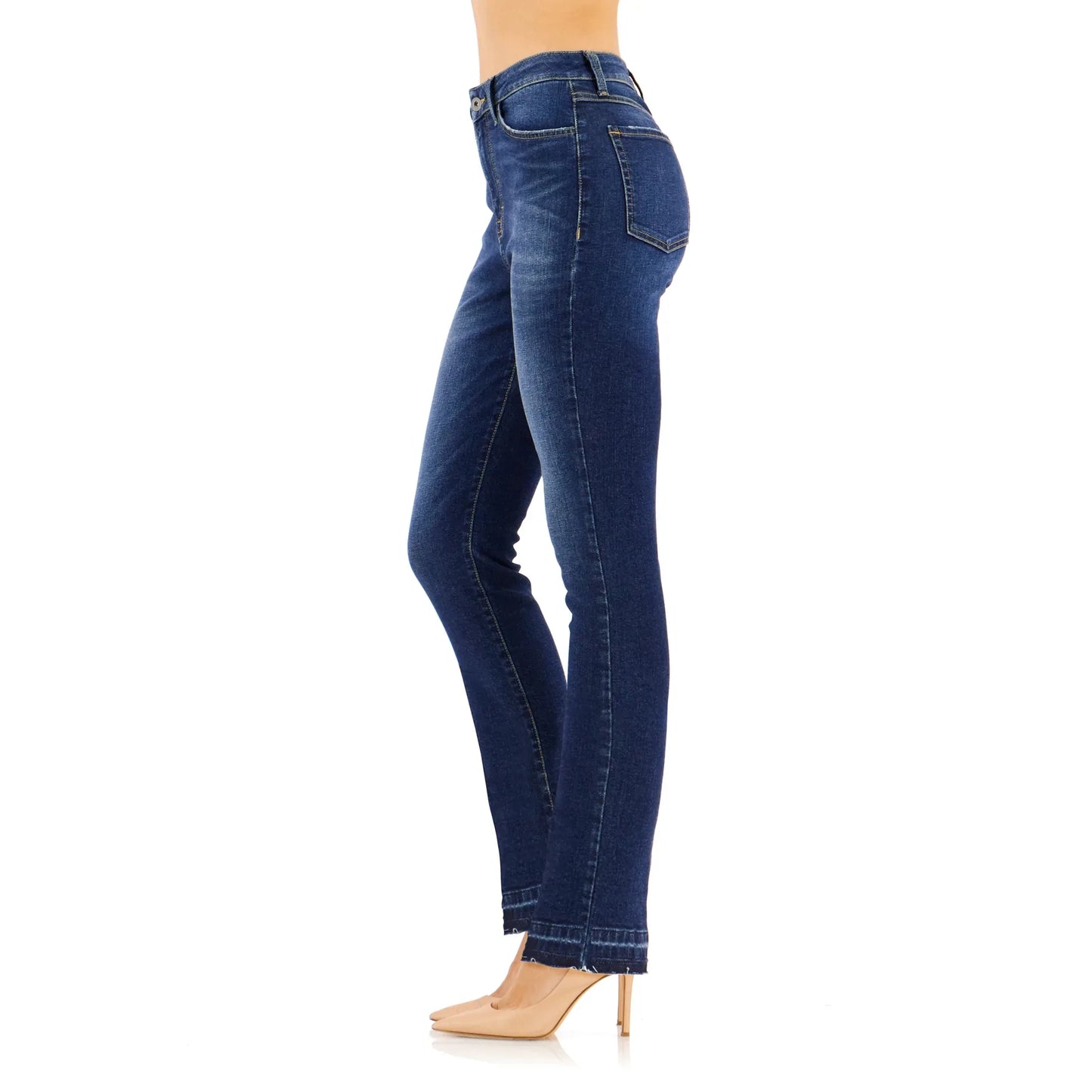 Morrison Denim The Friend Mid-Rise Straight Leg Jeans - Night Moves