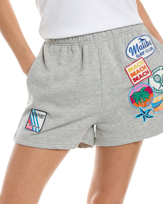 Vintage Havana Multi Patches Surf Wash Short