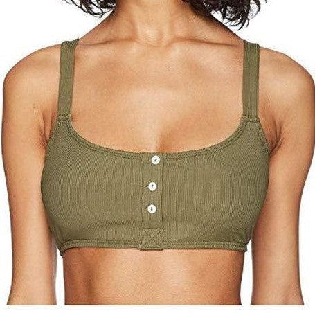 Free People Remi Soft Bra Moss Green