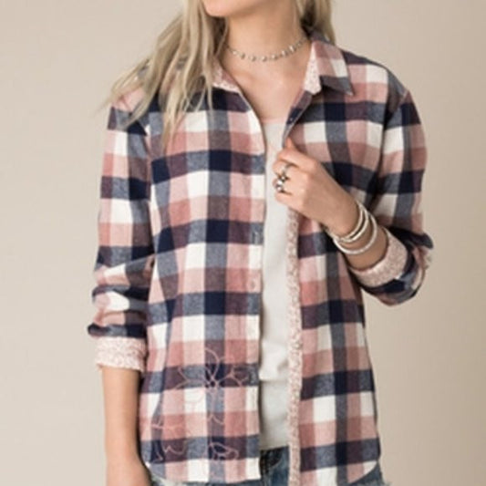White Crow Ladies' Last Outlaw Plaid Shirt