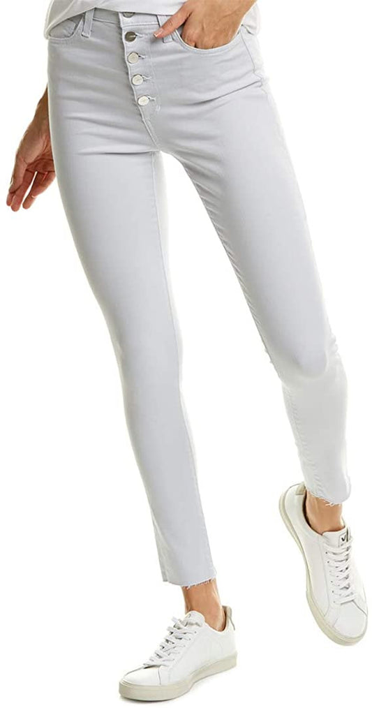 Joe's Jeans Womens The Charlie Illusion Blue High-Rise Skinny Ankle Cut Jean