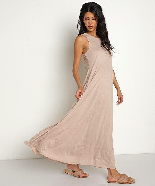 Z Supply Triblend Midi Dress - Frappe