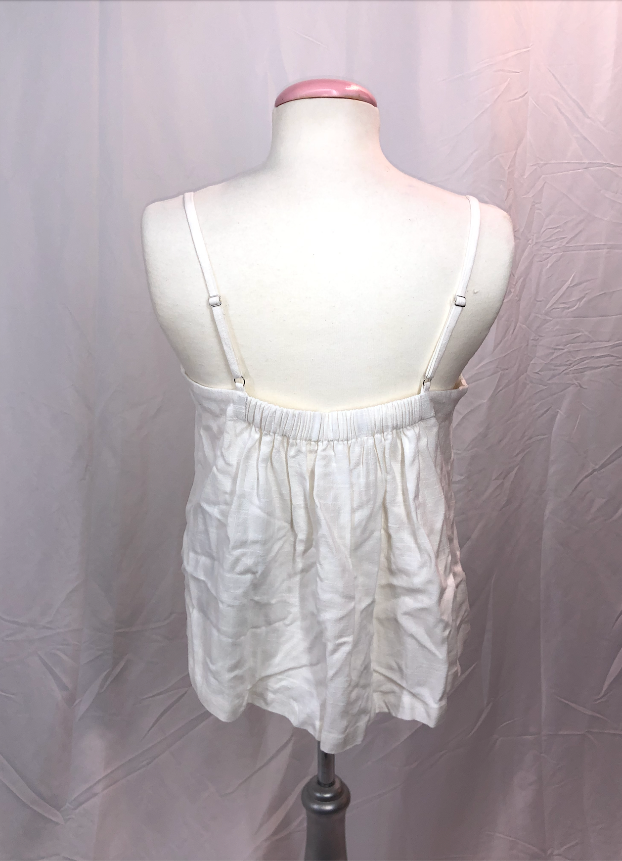 Reset by Jane Pleated Front Camisole White