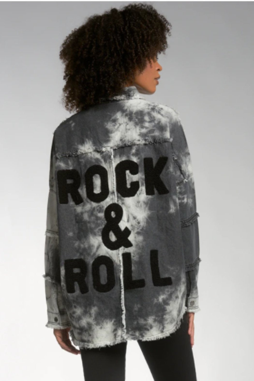Elan Denim Rock and Roll Women's Jacket in Black