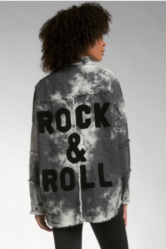 Elan Denim Rock and Roll Women's Jacket in Black