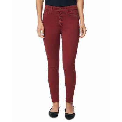 Joe's Jeans Button-Fly High-Rise Skinny Jeans