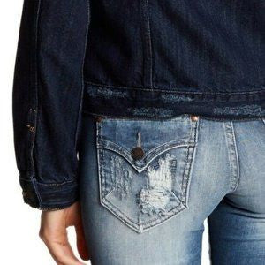 Miss Me Dark Denim Trucker Jacket