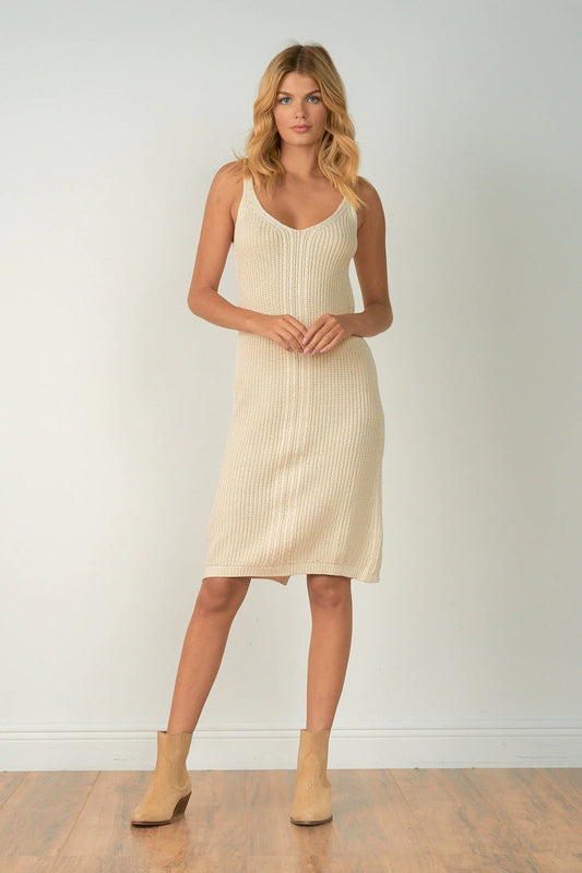 Elan Natural Tank Sweater Dress