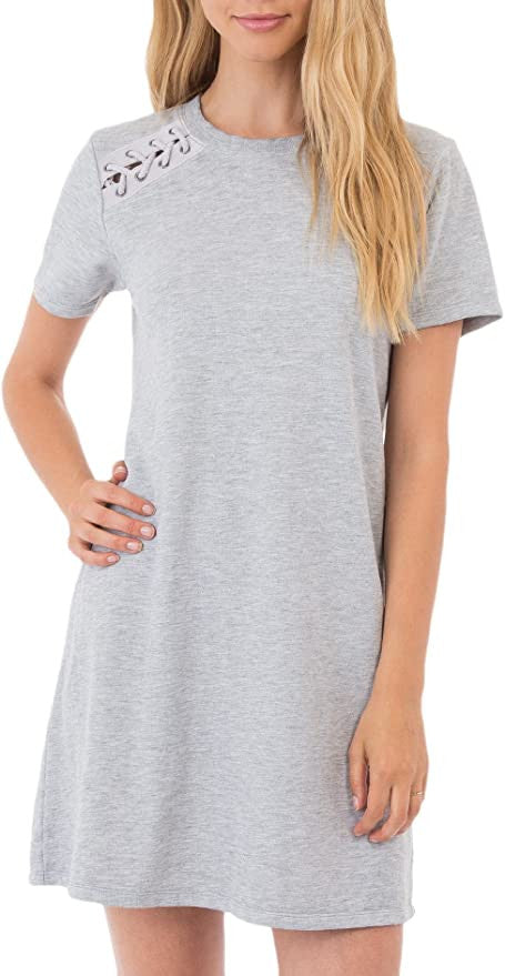 Others Follow Flynn Lace Up Shoulder Dress