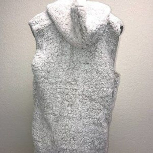 Love Tree Faux Fur Sleeveless Hoodie Vest