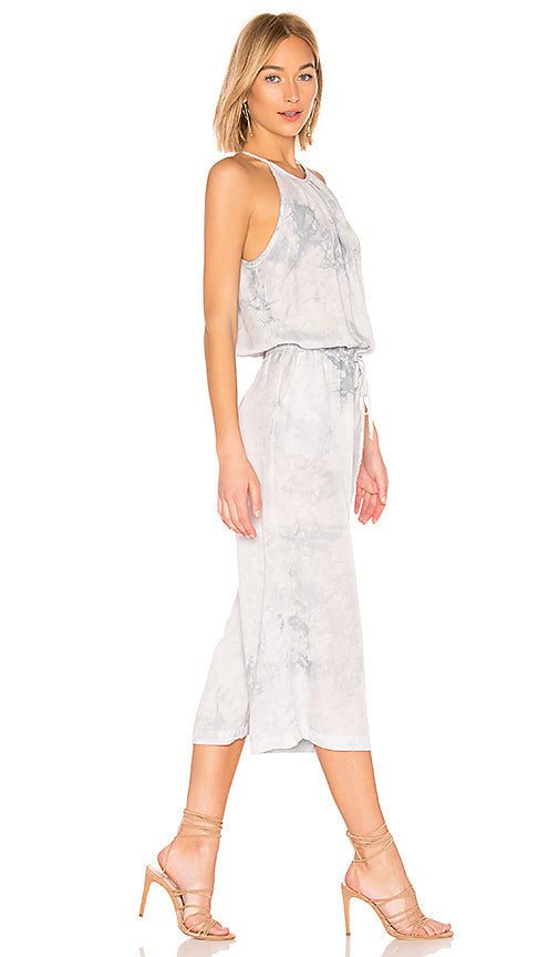 Bella Dahl Pleated Wide-Leg Crop Women's Jumpsuit