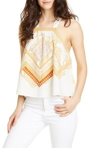 Free People Women's Printed Pattern Tank Top