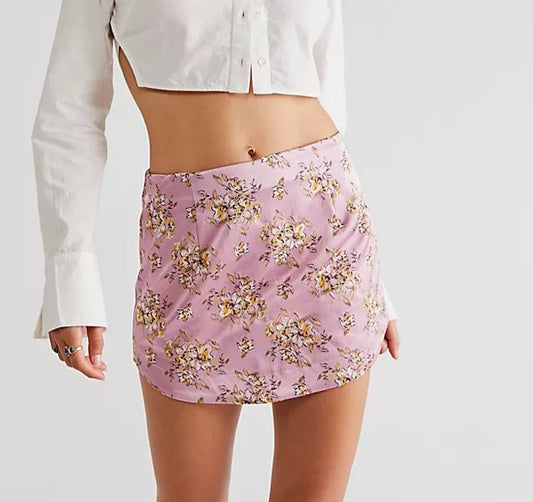 Free People All Dressed Up Mini Skirt