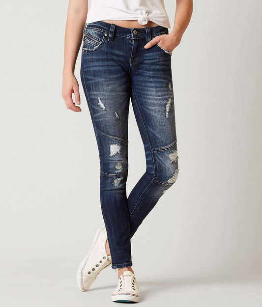 Rock Revival Kamil Moto Skinny Stretch S201 Women's Jeans