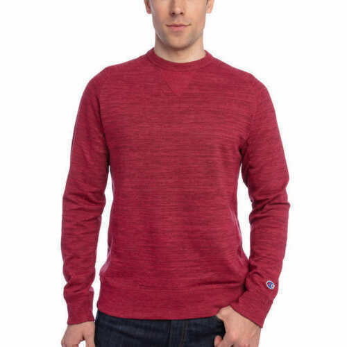 Champion Men's Textured French Terry Crew Neck Sweatshirt