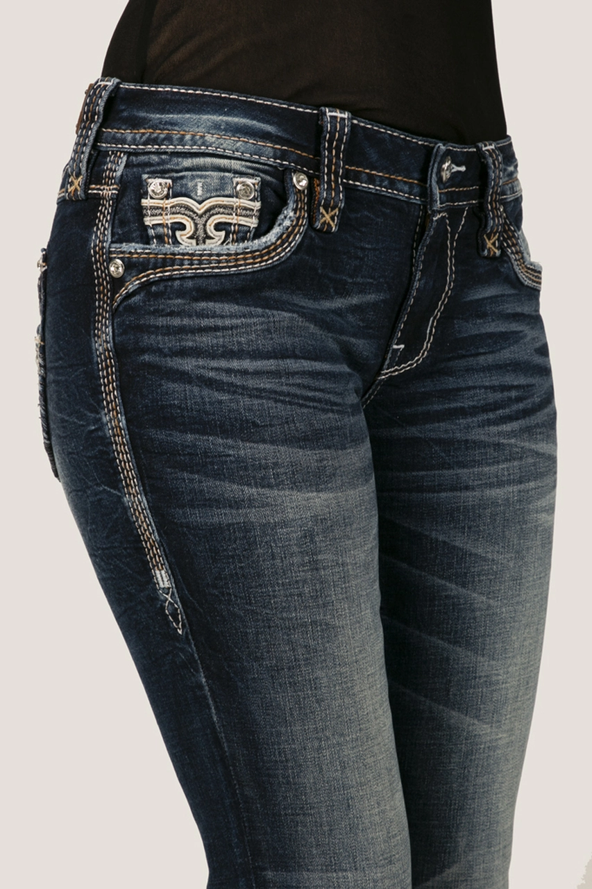 Rock Revival Hibiscus S203 Skinny Women's Jeans