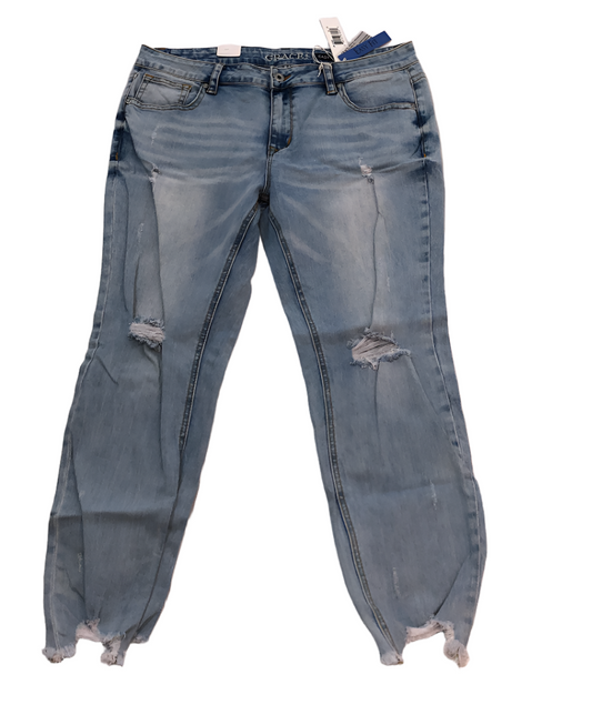 Grace in LA Easy Fit Light Wash