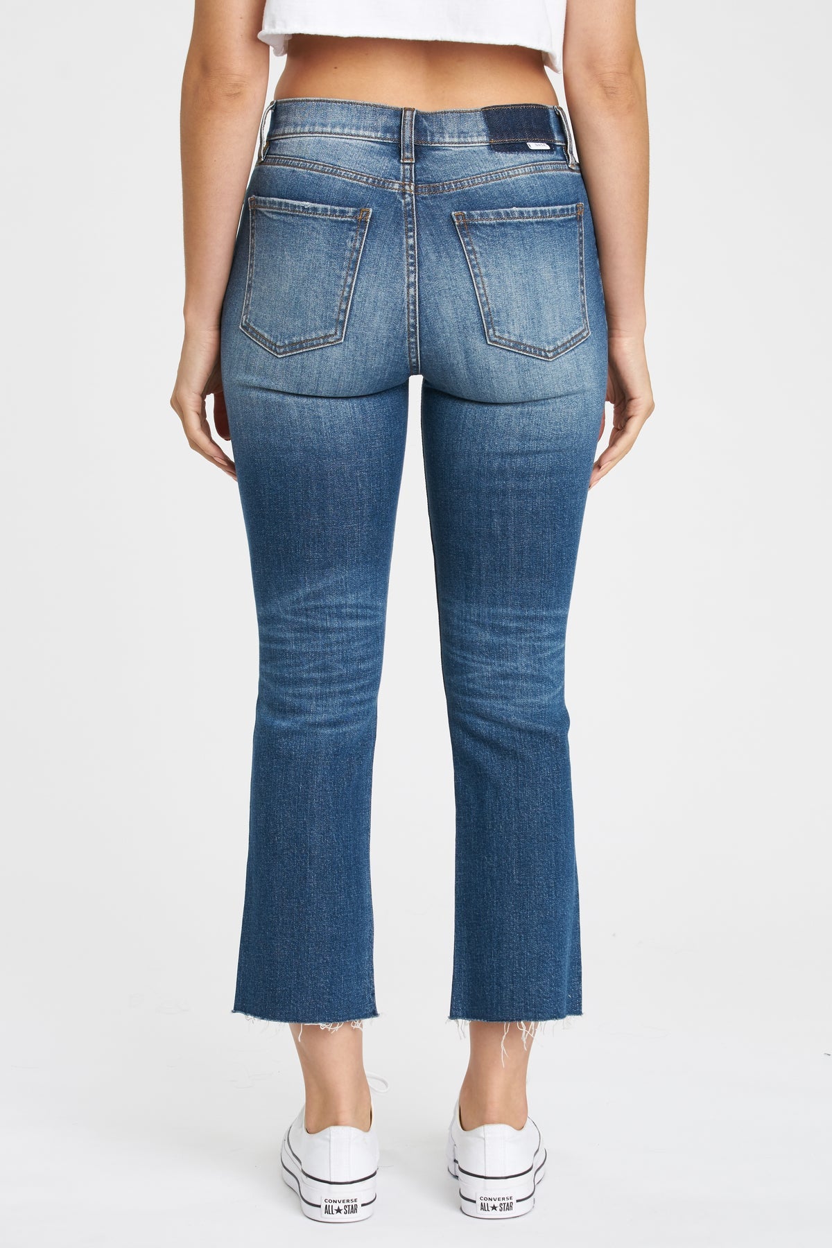 Daze Shy Girl in Snooze High Rise Crop Flare Women's Jeans