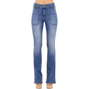 Morrison The Trucker Mid-Rise Bootcut Jeans - Starman