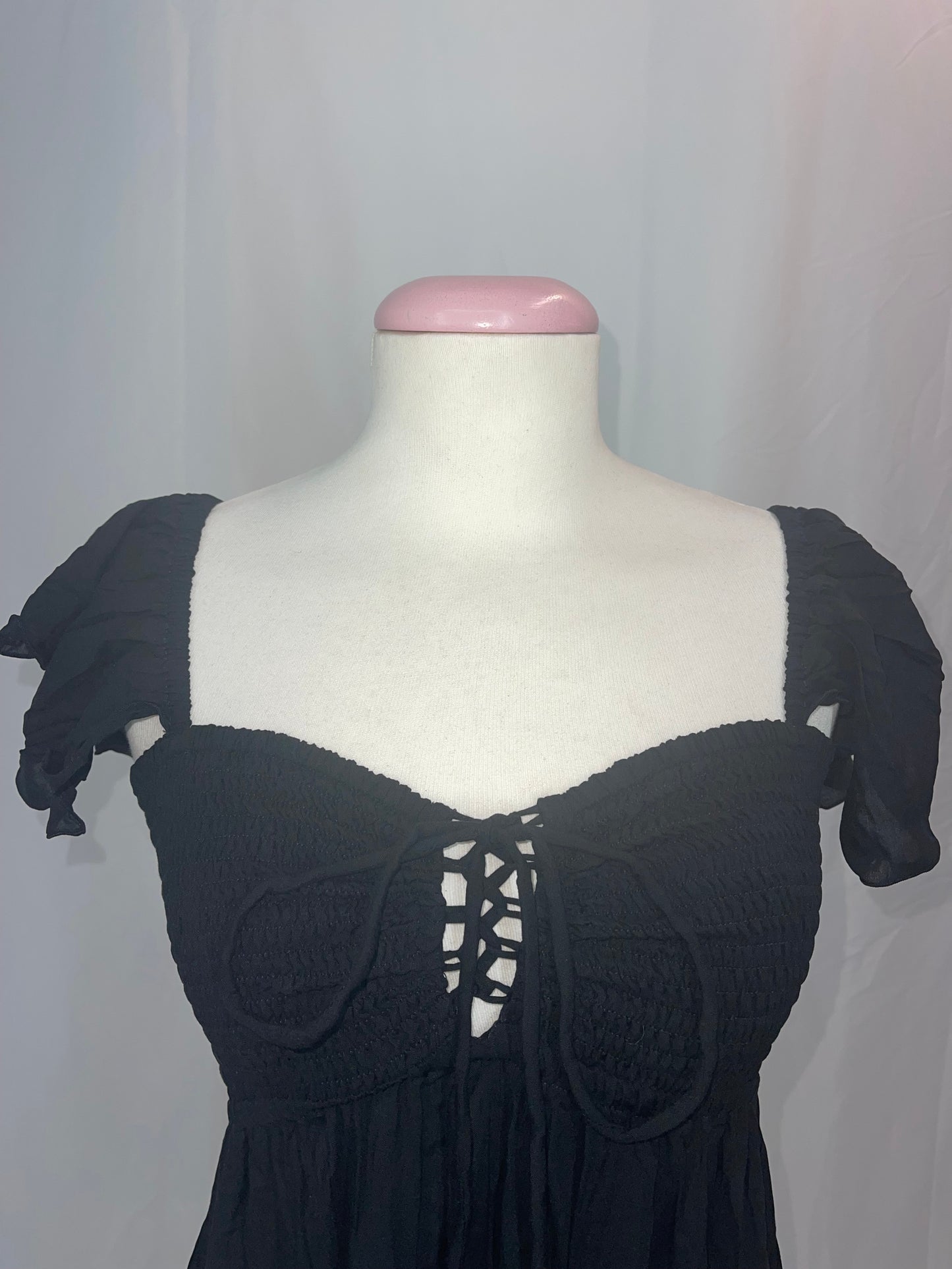 Khush Quinn Black Short Dress