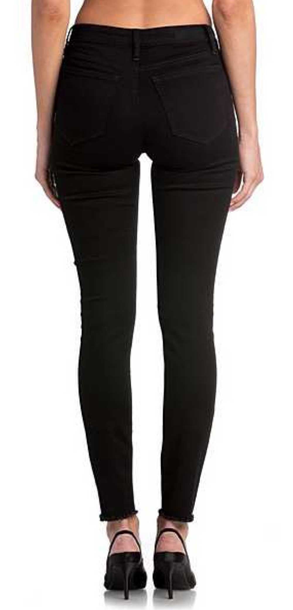 Miss Me Stretchy Distressed Black Skinny Jeans