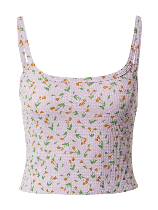 Free People Women's One of the Girls Crop Top - Lilac Combo
