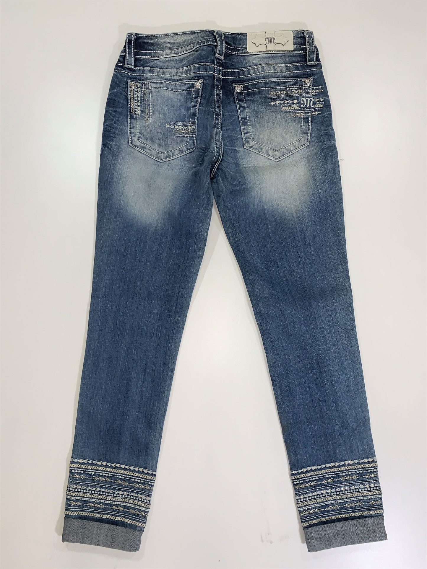 Miss Me Hailey Ankle Skinny Double Cuff Women's Jeans