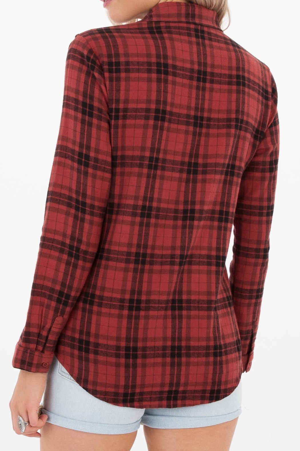 White Crow Carmen Plaid Flannel Women's Top