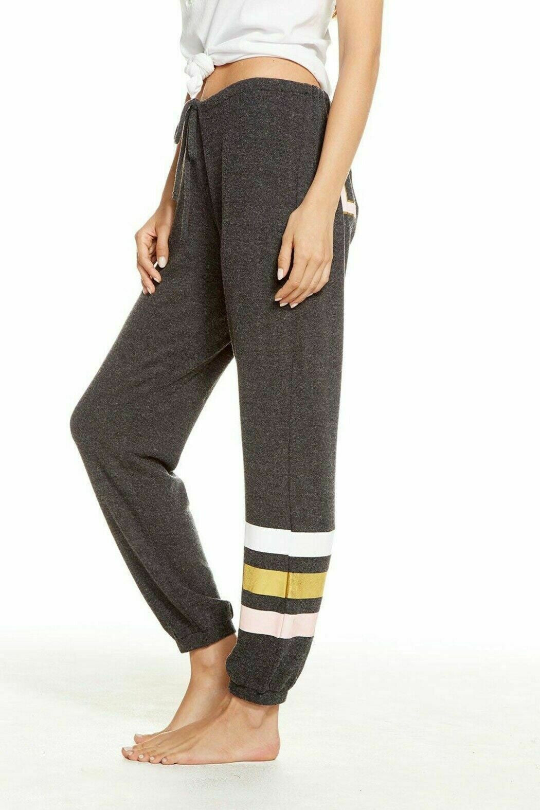 Chaser Knit Drawstring Slouchy Womens Jogger Pant Black