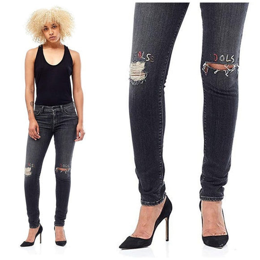 Hudson Nico Midrise Skinny False Idols Women's Jeans