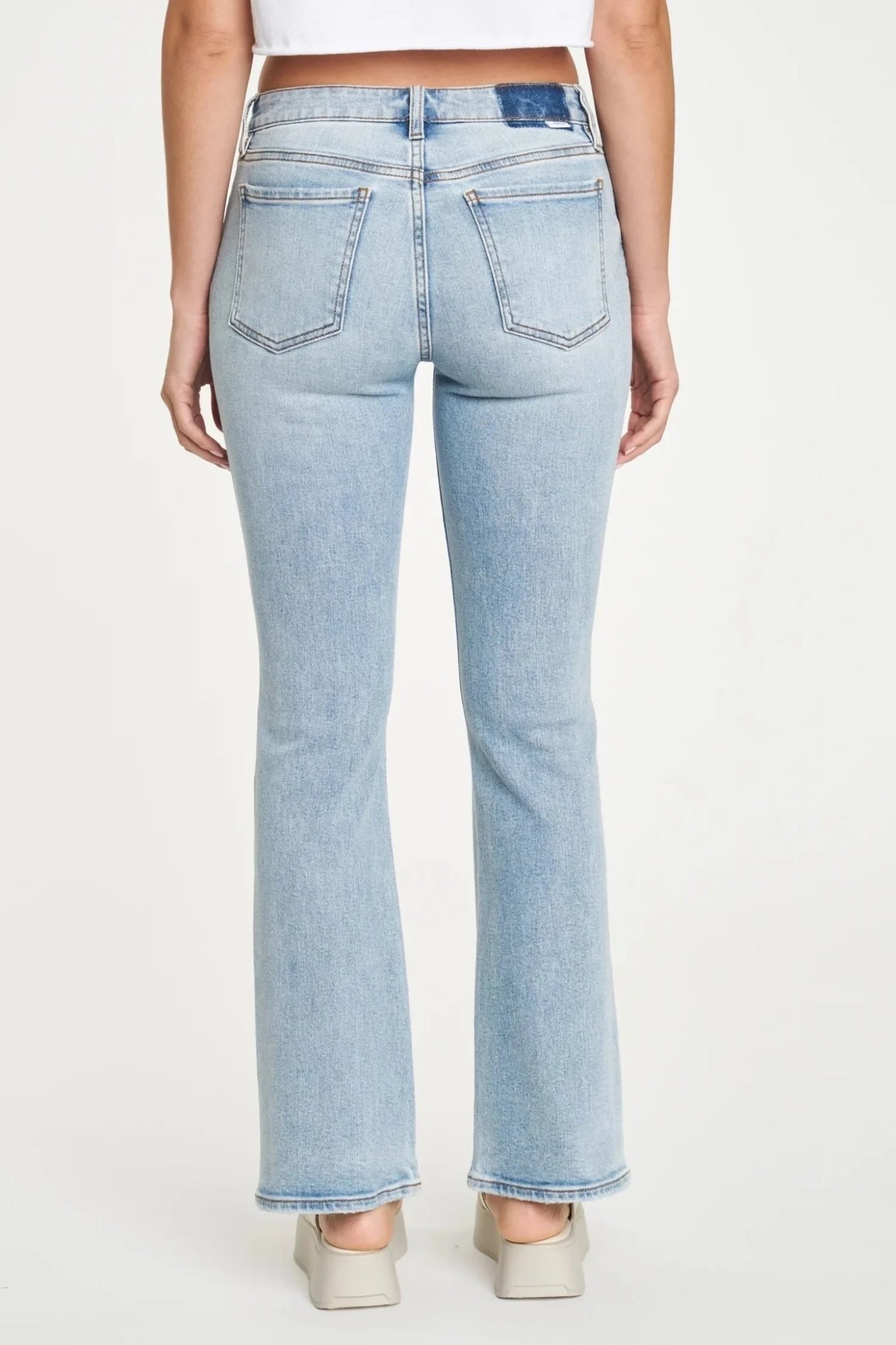 DAZE Denim Low Rider Low Rise Boot Cut Womens Jean