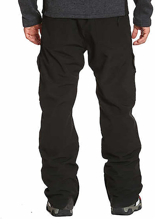 Gerry Men's Snow-tech Pants Boarder Ski Pant 4 Way Stretch (Black, Small)