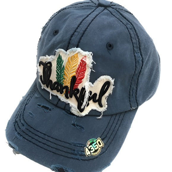 4350 District Vintage "Thankful" Hat Unisex