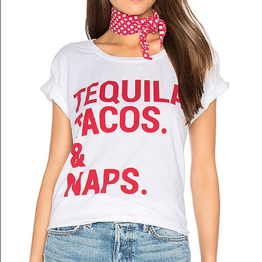 Chaser Tequila.  Tacos. & Naps. Women's Tee