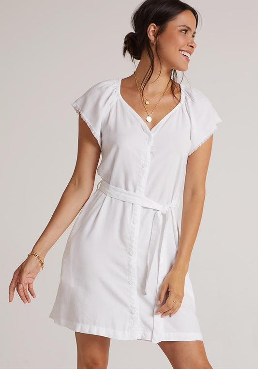 Bella Dahl Elastic Neck Raglan Women's Dress
