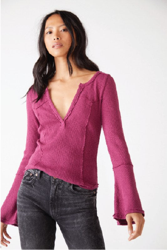Free People Give a Little Thermal Top Fairytale