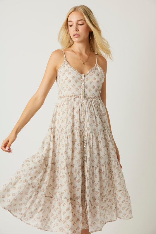 Bila 77 Windsor Dress in FH Twig