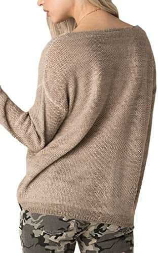 White Crow Ace Pullover Knit Sweater in Moon Rock