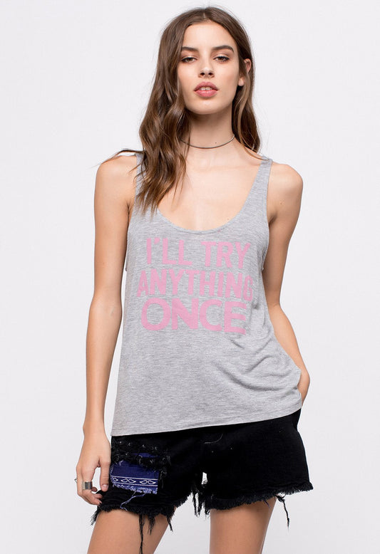 Daydreamer I'll Try Anything Once Women's Tank